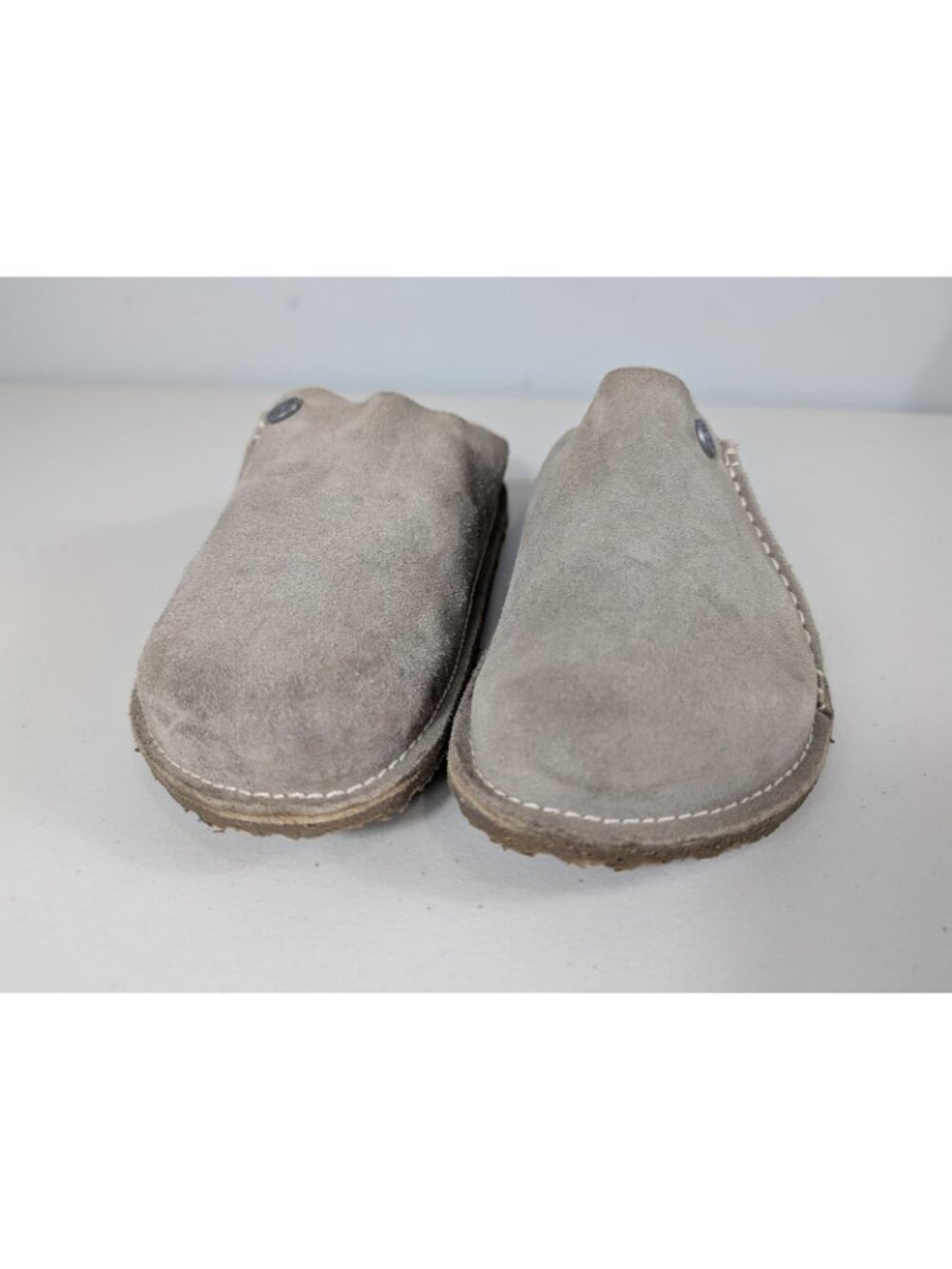 Birkenstock Zermatt Premium suede clogs in gray women's size 6-7.5 - Picture 2 of 12